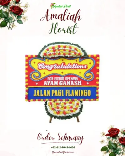 Bunga Papan Congratulation di Kaliawi Persada